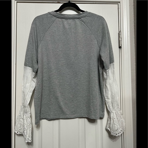 Gilli “The Coziest”Bohemian Lace Long Sleeve Top - Picture 6 of 11